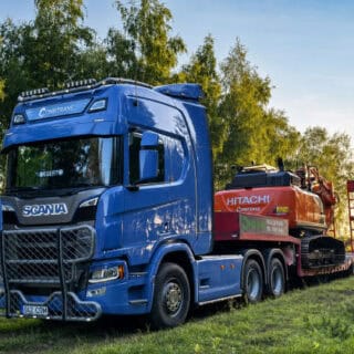 Rasketehnika vedu - giljotiini transport