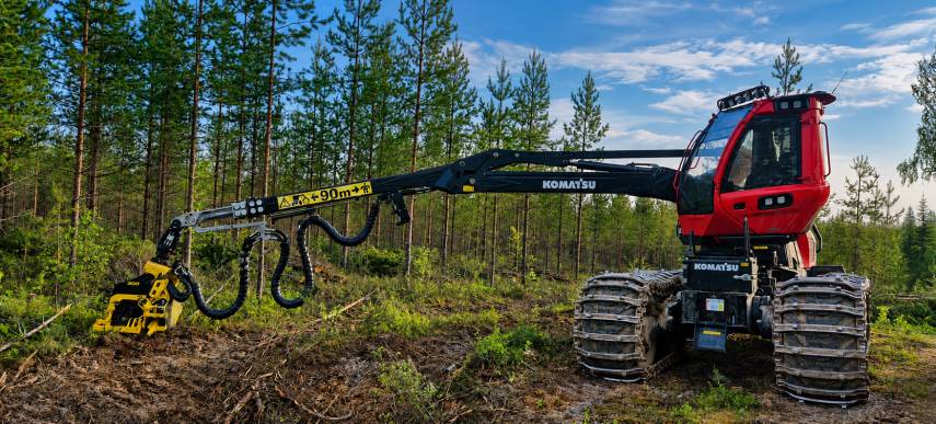 Metsaraie teenus - raietööd harvesteriga - Combitrans OÜ